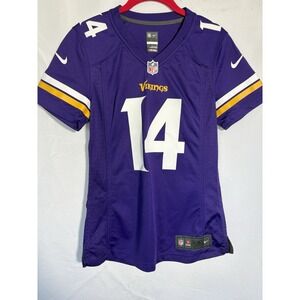 Nike NFL On Field Jersey Size S Womans Minnesota Vikings #14 Stefon Diggs